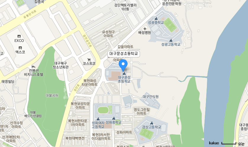 학교 찾아오시는 길 지도